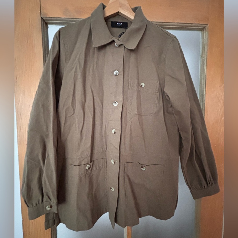 Able Phyllis utility shacket nwt size s